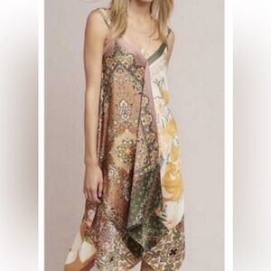 Anthropologie Tiny brand Asymmetrical handkerchief Dress medium